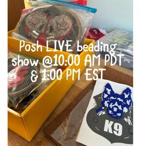 🪡🌹Tues 03/24/26 @1:00 PM EST /10 AM PDT HOW TO BEAD Beaded Art Poshshow!✨